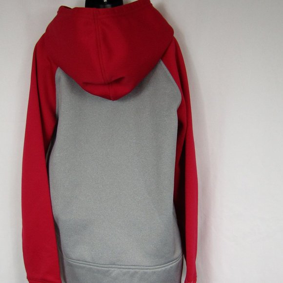 Under Armour | Hoodie | Youth Medium | Red & Silver - Picture 2 of 4